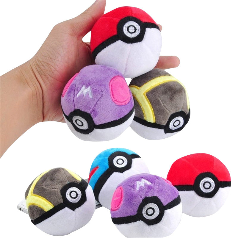 Pokeball Plüsch Set