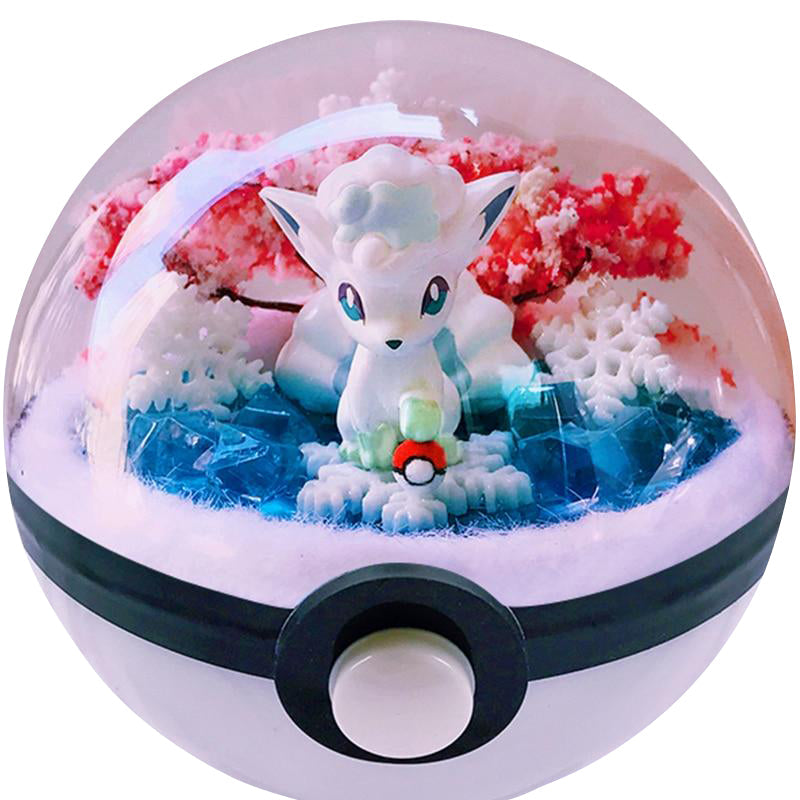 Großer Pokeball mit Pokemon Figur