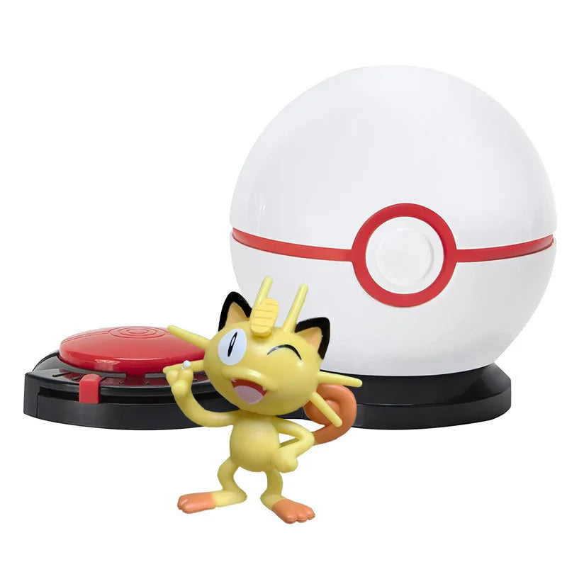 Battle Pokeball mit Pokemon Figuren