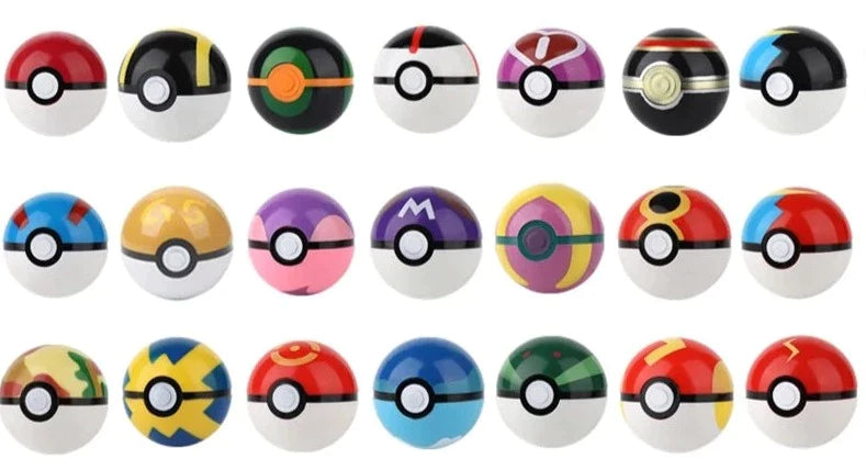 Pokemon Poke Ball mit Figuren