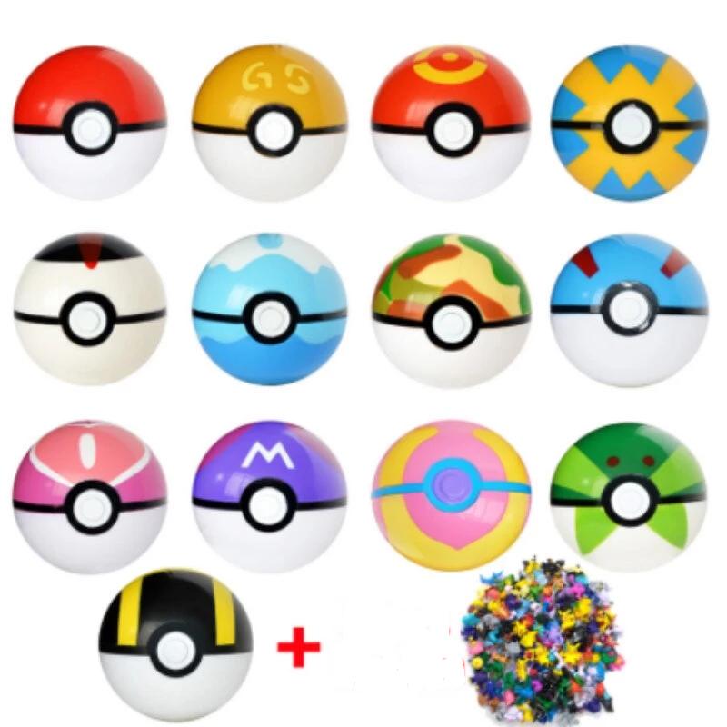 Pokemon Ball Set 13 Stk. Pokebälle mit 24 Pokemon Figuren