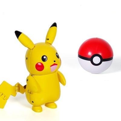 Pikachu, Mewtu, Glurak, Bisasam oder Turtok Figur mit Pokeball