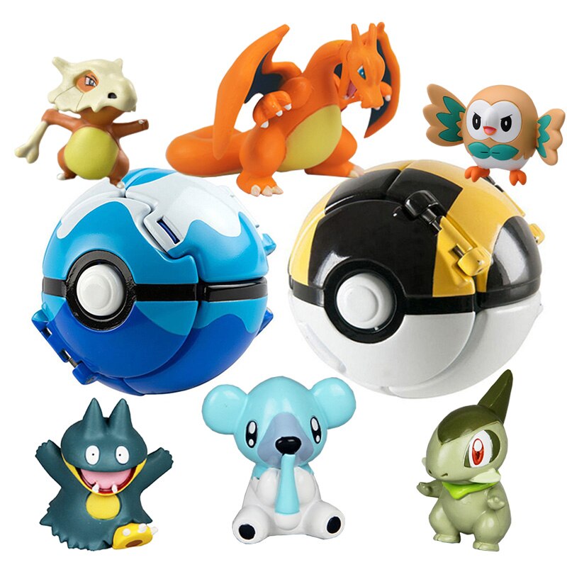 Pokeball mit Pokemon Figur