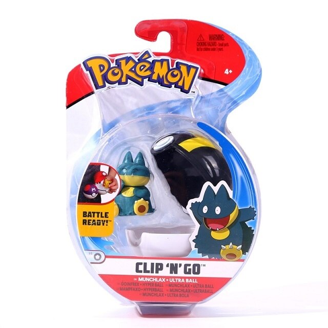 Pokemon Figur mit Pokeball Clip n Go Spielzeug