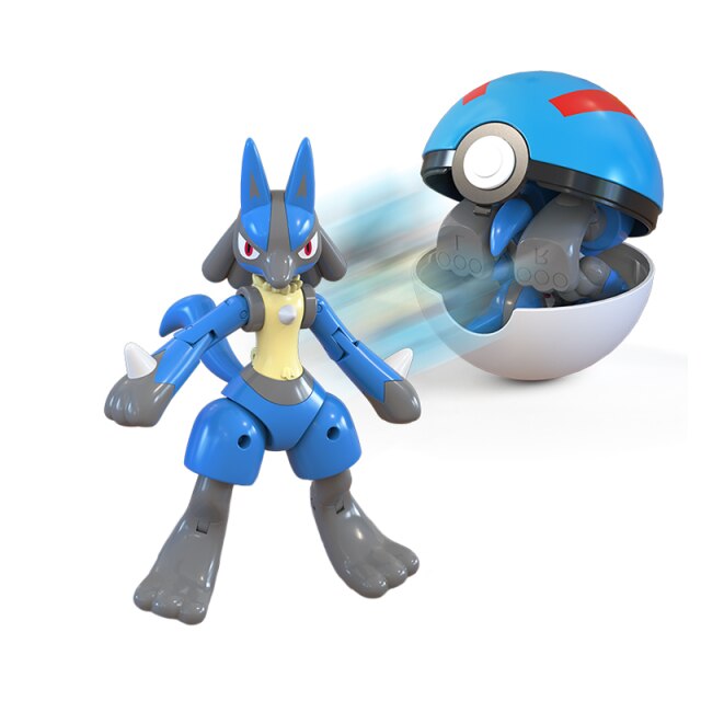 Lucario Figur mit Pokeball
