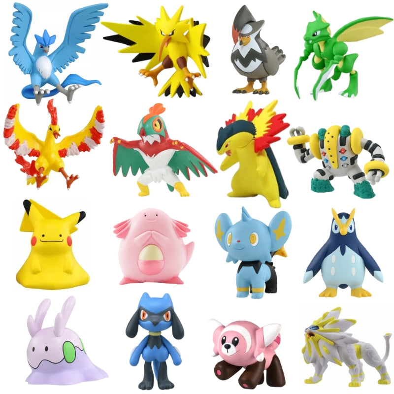 Pokémon Pokébälle mit Legendären und selten Pokémonfiguren