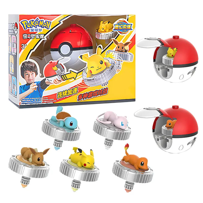 Pokemon Ball Spinning Spielzeug Pokeball mit Figur