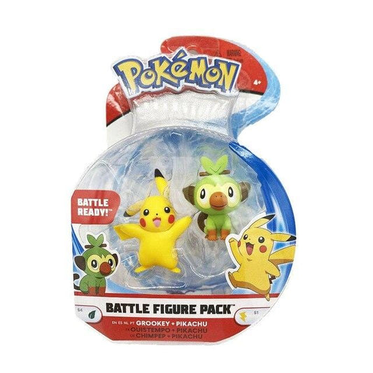 Grookey and Pikachu Pokémon Toy