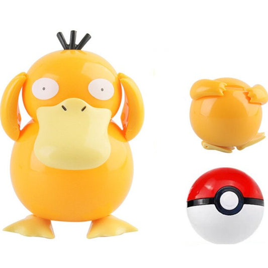 Enton Psyduck Figur im Pokeball - Pokemon Spielzeug