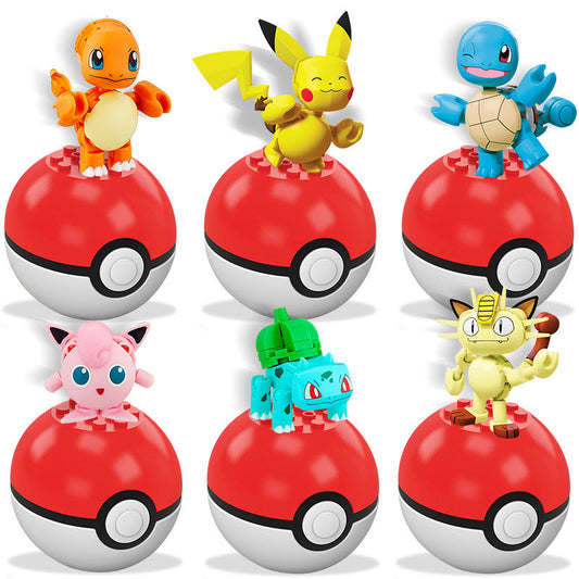 Pokémon Mega Construx Bauset mit Figur und Pokéball